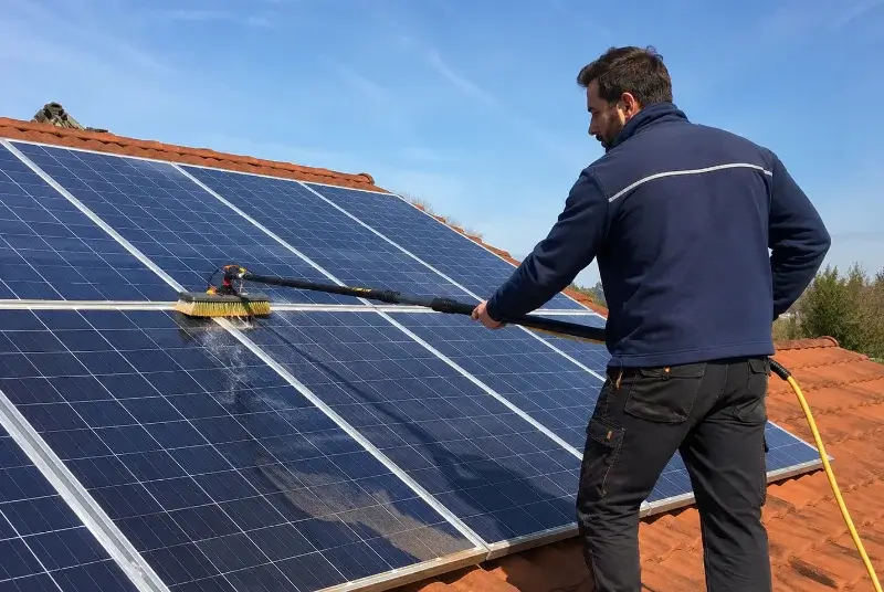 Nettoyage et entretien de panneaux solaires à Balbronn